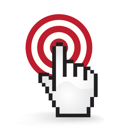 Target Cursor Click illustrationのイラスト素材