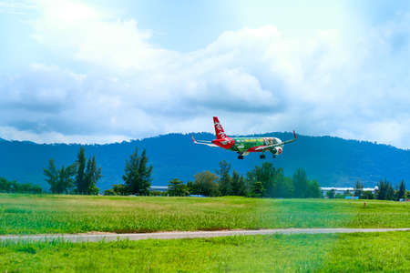 Airport on a small island in the tropics. Langkawi, Malaysia - 06.23.2020のeditorial素材
