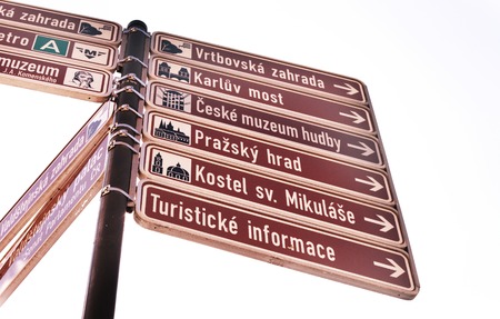 Street pointer sign