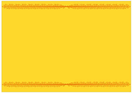 yellow background with leaves - autumnのイラスト素材