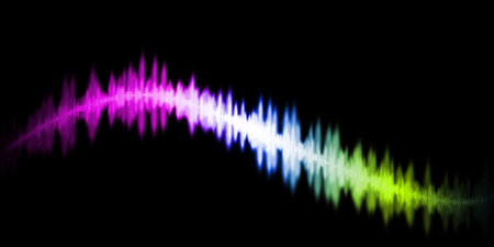 Illustration of a music equalizer wave. High quality illustration