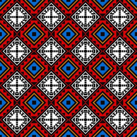 Draw black and red lines with white background, Design, Fabric patterns, Patterns for use as background, Art.の写真素材