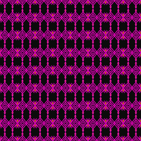 Pink line drawing, art, design, Pattern for use as background, black backgroundの写真素材