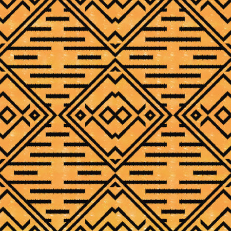 Draw black lines with yellow background, Design, Fabric patterns, Patterns for use as background,...