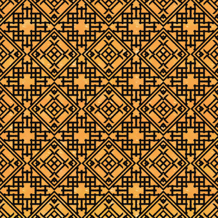 Draw black lines with yellow background, Design, Fabric patterns, Patterns for use as background,...