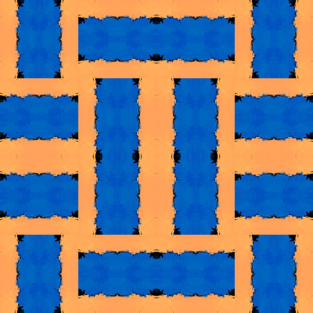 Coloring with blue and yellow, Square shapes, Used as background image.