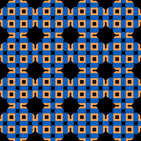 Coloring with blue and yellow, Design, Fabric pattern, Used as background image.