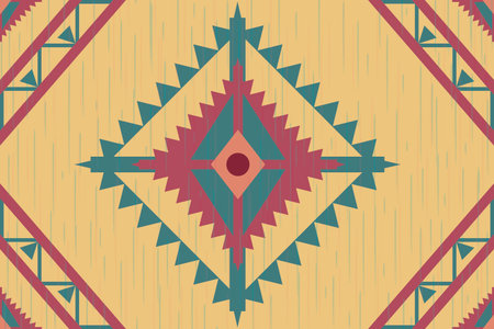 Ikat Abstract Ethnic Art, Tribal Seamless Patterns, Fabric Patterns, Clothing, Aztec Geometric Art...