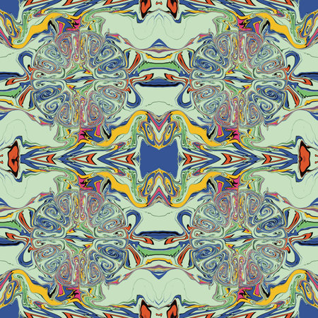 Abstract, multiple colors, beautiful colors painted together, used to create backgrounds, patterns...