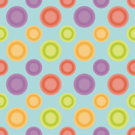 Colorful circles, circles, used for creating backgrounds, patterns printed in the image, patterns on product surfaces, multi-colored circle designs, used for creating backgrounds,の写真素材