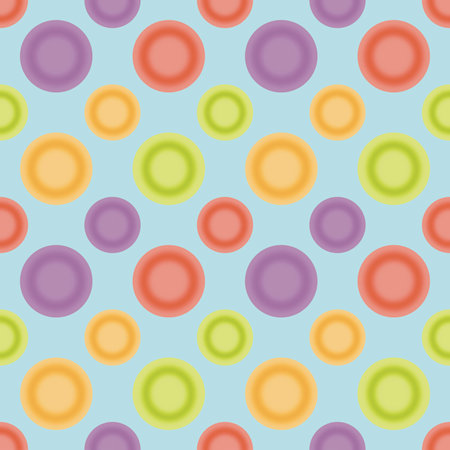 Colorful circles, circles, used for creating backgrounds, patterns printed in the image, patterns on product surfaces, multi-colored circle designs, used for creating backgrounds,の写真素材