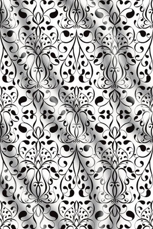 Abstract, line patterns, creating unclear shapes to form images, image creation, printing, patterns, fabric patterns, prints, art, covers, wallpapers, carpet.の写真素材