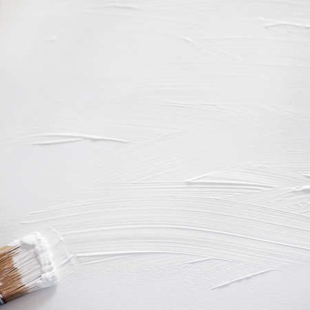 art. acrylic painting on canvas. white background with copy spaceの写真素材