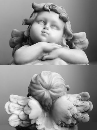 Two sides of Angelの写真素材