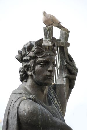 	Apollo fountain in Poznanの写真素材