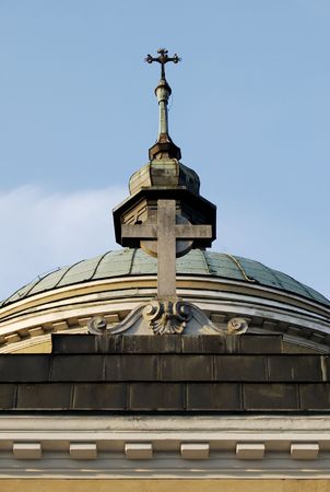 	Saint John Vianney church in Poznan Polandの写真素材