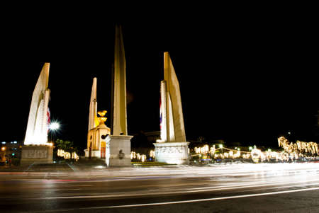 The Democracy Monument in Bangkok の写真素材