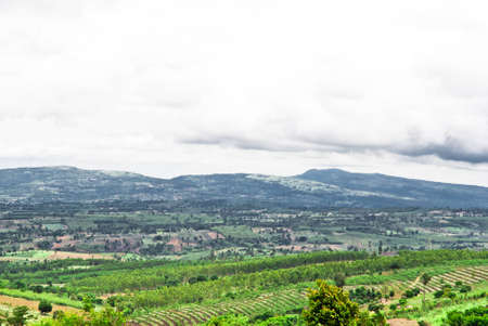 Viewpoint on the  mountain の写真素材