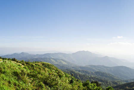 Viewpoint on the  mountain の写真素材