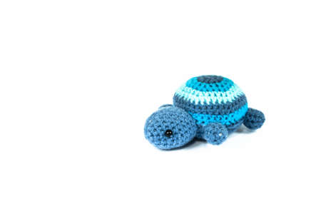 Turtle Knitted doll の写真素材