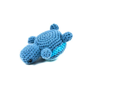 Turtle Knitted doll の写真素材