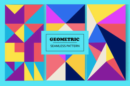 geometric seamless pattern 01のイラスト素材