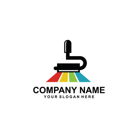 Paint logo design.のイラスト素材