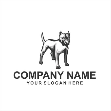 dog logo vectorのイラスト素材