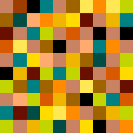 Pixilation in colorful colors. For background or for wallpaper or for decorationのイラスト素材