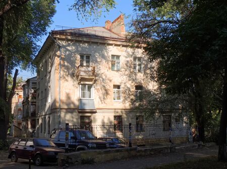 Old residential building built in the first half of the XX centuryの写真素材