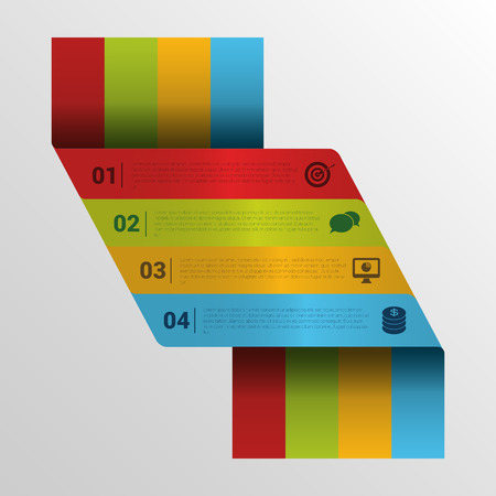 infographics design template. Vectorのイラスト素材