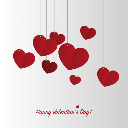 Happy valentines day card. Vectorのイラスト素材