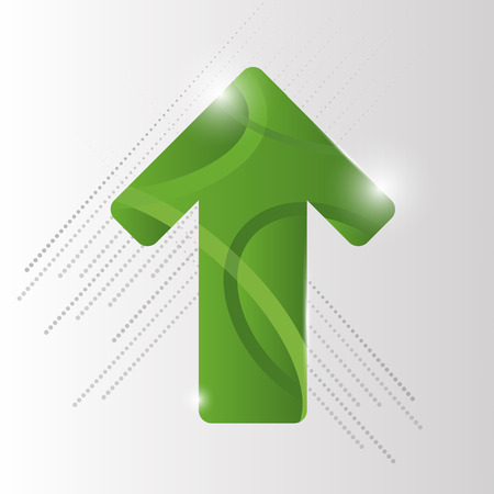 Green arrow vector background. Eps 10のイラスト素材