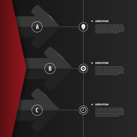 Abstract infographics. Modern design template. Vectorのイラスト素材