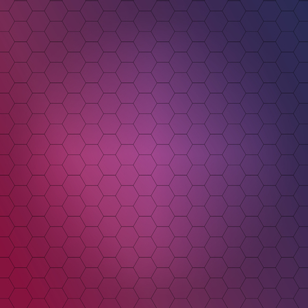 Colorful background consisting of hexagons. Vector