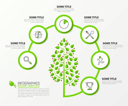 Infographic design template. Creative concept with 6 steps. Can be used for workflow layout, diagram, banner, webdesign. Vector illustrationのイラスト素材