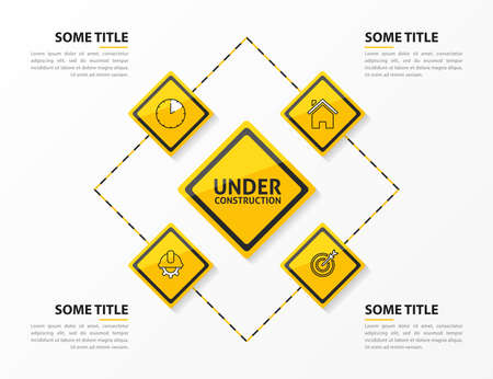 Infographic design template. Creative concept with 4 steps. Can be used for workflow layout, diagram, banner, webdesign. Vector illustrationのイラスト素材