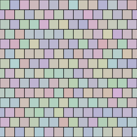 seamless geometric dark square pattern, black jointsの写真素材