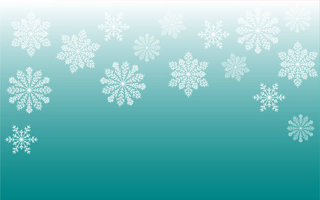 snowy background with placeholder for textのイラスト素材