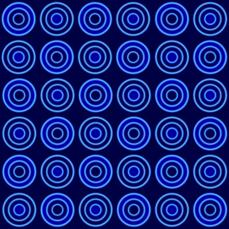 seamless geometric blue concentric circle patternのイラスト素材