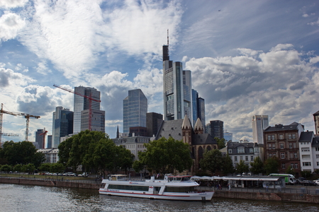 city of Frankfurt, Germanyのeditorial素材