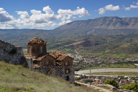 church of Holy Trinity, Berat fortress, Albaniaのeditorial素材