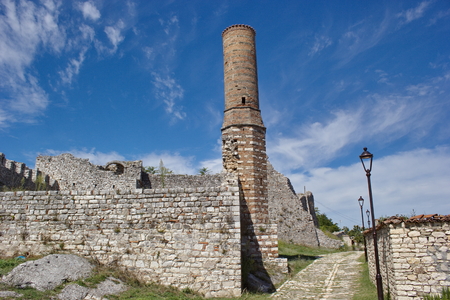 old mosque at Berat fortress, Albaniaのeditorial素材