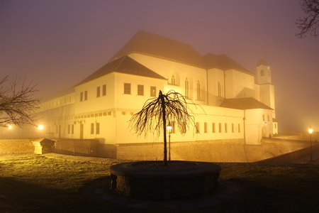Spilberk castle in the evening, Brno, Czech Republicのeditorial素材