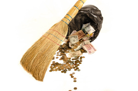 Collapse of the currency market, the investment risksの写真素材