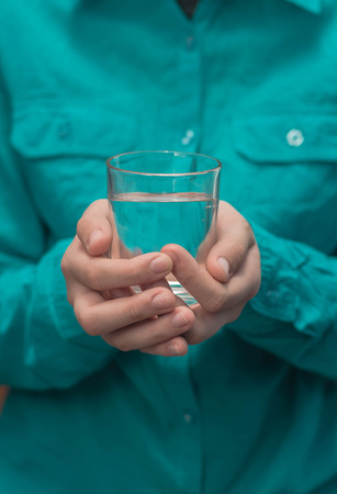 pills in hand nurseの写真素材
