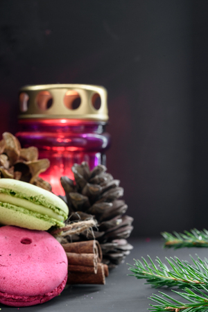 Christmas and New Year - a festive compositionの写真素材