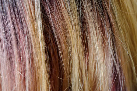 Red hair. Background hair closeupのeditorial素材