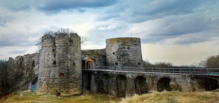 Koporye fortress in the summer landscape. Leningrad region.の写真素材