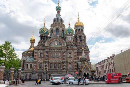 Russia, St. Petersburg, June 2022: Church of the Savior-on Bloodのeditorial素材